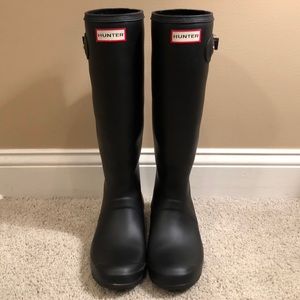 Hunter Tall Rain Boots - Size 8 - Original Tour